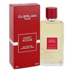 Habit Rouge Eau De Parfum Spray By Guerlain - Eau De Parfum Spray