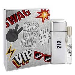 212 Vip Gift Set By Carolina Herrera - Gift Set - 3.4 oz Eau De Toilette Spray + .34 oz Mini EDT Spray