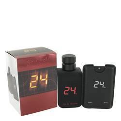 24 Go Dark The Fragrance Eau De Toilette Spray + .8 oz Mini Pocket Spray By ScentStory - Eau De Toilette Spray + .8 oz Mini Pocket Spray