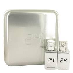 24 Platinum The Fragrance Gift Set By Scentstory - Gift Set - 24 Platinum 1.7 oz Eau De Toilette Spray + 24 Platinum Oud 1.7 oz Eau De Toilette Spray