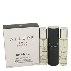 Allure Homme Sport Mini EDT Spray + 2 Refills By Chanel - Mini EDT Spray + 2 Refills