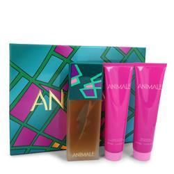 Animale Gift Set By Animale - Gift Set - 3.4 oz Eau De Parfum Spray + 3.4 oz Shower Gel + 3.4 oz Body Lotion
