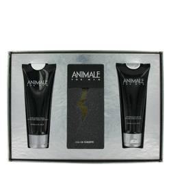 Animale Gift Set By Animale - Gift Set - 3.3 oz Eau De Toilette Spray + 3.4 oz After Shave Balm + 3.4 oz Body Wash
