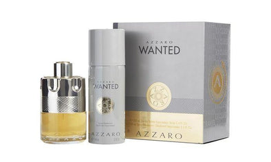 Azzaro Wanted Gift Set By Azzaro - 3.4 oz Eau De Parfum Spray + 5.1 oz Deodarant Spray Gift Set - 3.4 oz Eau De Parfum Spray + 5.1 oz Deodarant Spray