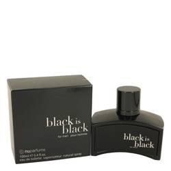 Black Is Black Eau De Toilette Spray By Nu Parfums - Eau De Toilette Spray
