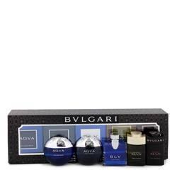 Bvlgari Man In Black Gift Set By Bvlgari - Gift Set - 3.4 oz Eau De Toilette Spray + 2.5 oz After Shave Balm + 2.5 oz Shower Gel + Pouch