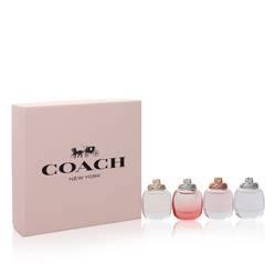 Coach Gift Set By Coach - Gift Set - Coach .15 oz Mini EDP Spray + Coach .15 oz Mini EDT Spray + Coach Floral .15 oz Mini EDP + Coach Floral Blush .15 oz Mini EDP