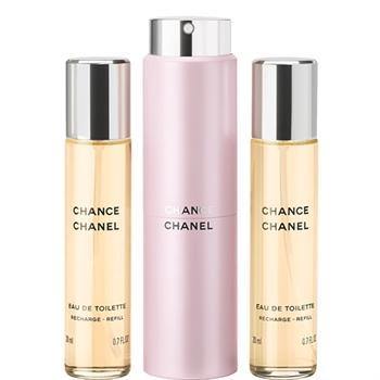 Chance Mini EDT Spray + 2 Refills By Chanel - 3 x 0.7 oz Mini EDT Spray + 2 Refills Mini EDT Spray + 2 Refills