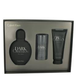 Dark Obsession Gift Set By Calvin Klein - Gift Set - 4 oz Eau De Toilette Spray + 2.6 oz Deodorant Stick + 3.4 oz After Shave Balm