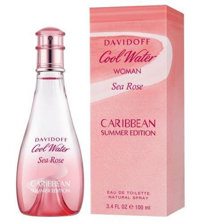Cool Water Sea Rose Caribbean Summer Perfume - 3.4 oz Eau De Toilette Spray Eau De Toilette Spray