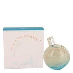 Eau Des Merveilles Bleue Eau De Toilette Spray By Hermes - Eau De Toilette Spray