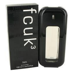 Fcuk 3 Cologne For Men - Eau De Toilette Spray