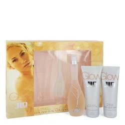 Glow Gift Set By Jennifer Lopez - Gift Set - 1.7 oz Eau De Toilette Spray + 2.5 oz Body Lotion + 2.5 oz Shower Gel