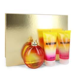 Missoni Gift Set By Missoni - Gift Set - 1.7 oz Eau De Toilette Spray + 1.7 oz Body Lotion + 1.7 oz Shower Gel