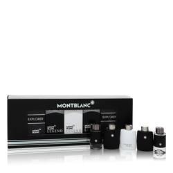 Montblanc Explorer Gift Set By Mont Blanc - Gift Set - 2 x 0.15 Mini EDT in Montblanc Legend + 2 x .15 Mini EDP Spray in Montblanc Explorer + 0.15 oz Mini EDT in Montblanc Legend Spirit