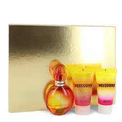 Missoni Gift Set By Missoni - Gift Set - 1.7 oz Eau De Toilette Spray + 1.7 oz Body Lotion + 1.7 oz Shower Gel