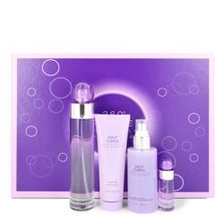 Perry Ellis 360 Purple Gift Set By Perry Ellis - Gift Set - 3.4 oz Eau De Parfum Spray + .25 oz Mini EDP Spray + 2 oz Hand Cream + 4 oz Body Spray