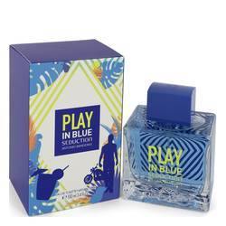 Play In Blue Seduction Eau De Toilette Spray By Antonio Banderas - Eau De Toilette Spray