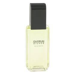 Quorum Silver Eau De Toilette Spray (Tester) By Puig - Eau De Toilette Spray (Tester)