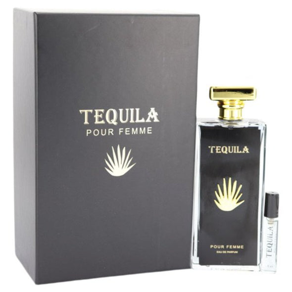 Tequila Pour Femme Noir Perfume with Free Mini By Tequila Perfumes - 3.3 oz Eau De Parfum Spray with Free Mini .17 oz EDP
