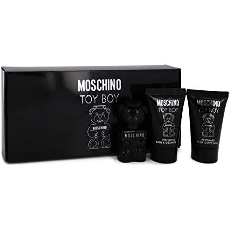 Toy Boy Cologne Moschino - Gift Set .17 oz Mini EDP + Shower gEL + aFTER sHAVE bALM Eau De Parfum Spray 2021
