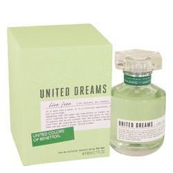 United Dreams Live Free Eau De Toilette Spray By Benetton - Eau De Toilette Spray