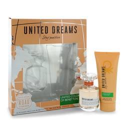 United Dreams Stay Positive Gift Set By Benetton - Gift Set - 1.7 oz Eau De Toilette Spray + 3.4 oz Body Lotion