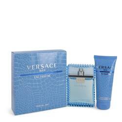 Versace Man Gift Set By Versace - Gift Set - 3.3 oz Eau De Toilette Spray (Eau Frachie) + 3.3 oz Shower Gel