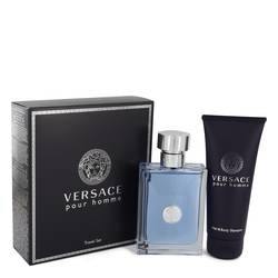 Versace Pour Homme Gift Set By Versace - Gift Set - 3.4 oz Eau De Toilette Spray + 3.4 oz Shower Gel