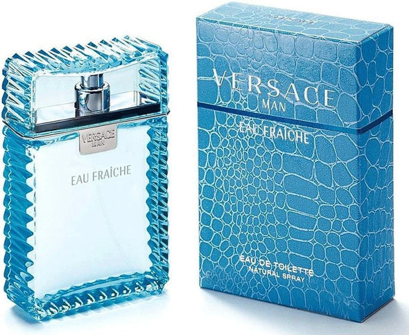 Versace Man Eau Fraiche Cologne - Eau Fraiche Eau De Toilette Spray (Blue)