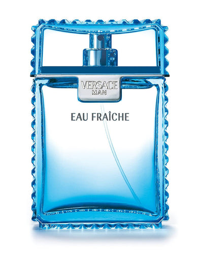 Versace Man Eau Fraiche Cologne - 1 oz Eau Fraiche Eau De Toilette Spray Eau Fraiche Eau De Toilette Spray (Blue)