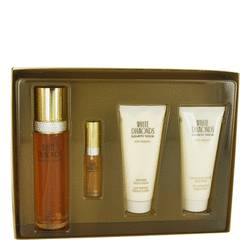 White Diamonds Gift Set By Elizabeth Taylor - Gift Set - 3.3 oz Eau De Toilette Spray + .33 oz Mini EDT Spray + 3.3 oz Body Lotion + 3.3 oz Body Wash