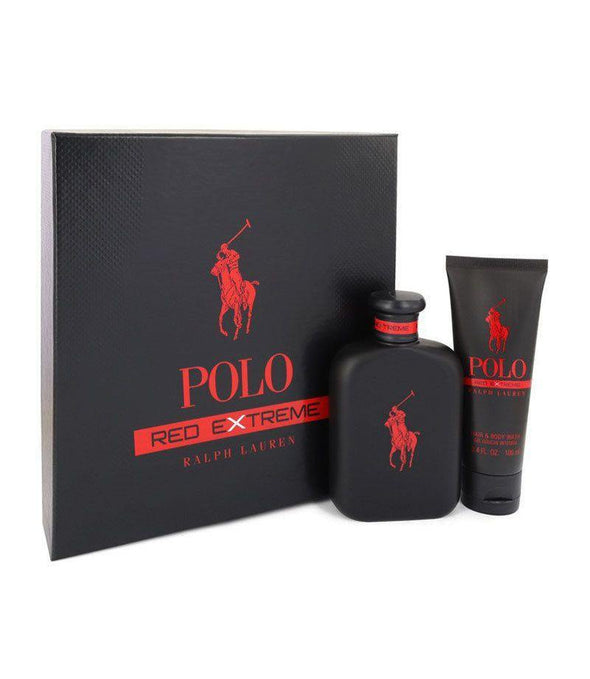 Polo Red Extreme Gift Set By Ralph Lauren - Fragrance JA Fragrance JA 4.2 oz Eau De Parfum Spray + 3.4 oz Hair & Body Wash Ralph Lauren Fragrance JA